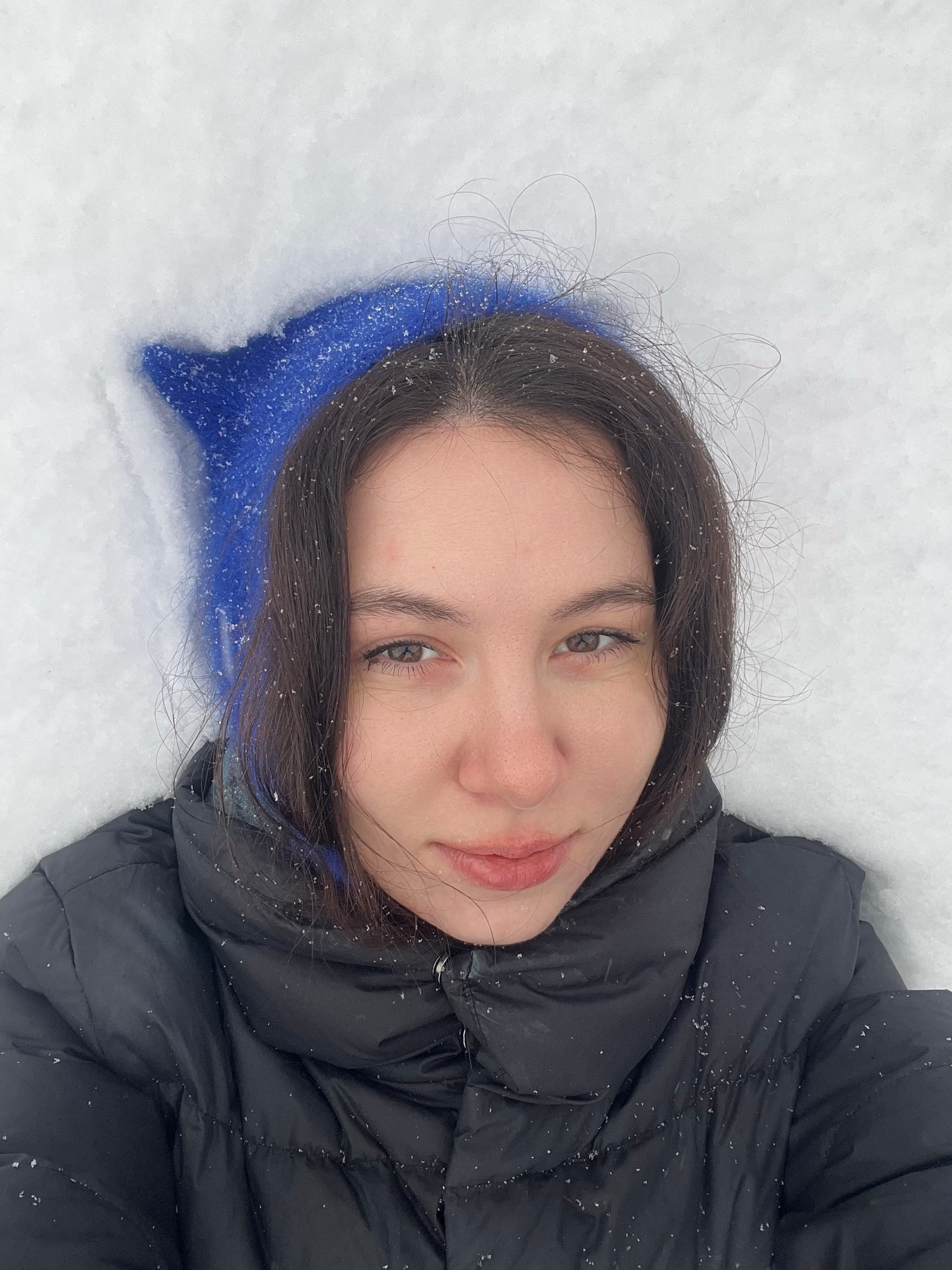 Портрет в снегу